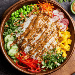 SPRING ROLL SALAD WITH PEANUT SAUCE