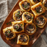 Mushroom & Gruyère Puff Pastry Bites