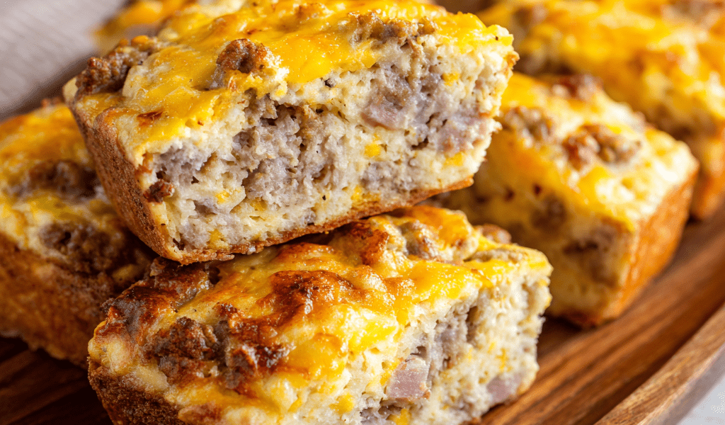 Sausage, Egg & Cheese Mini Loaves