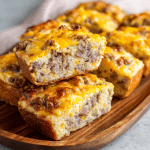 Sausage, Egg & Cheese Mini Loaves