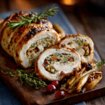 Herb-Stuffed Turkey Roulade