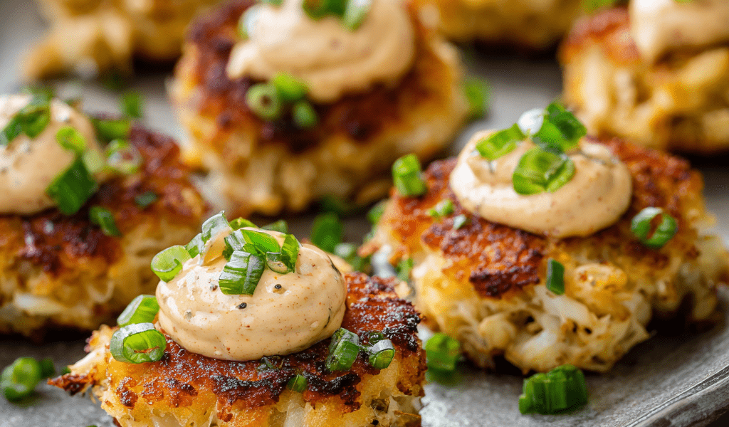 Mini Crab Cakes with Cajun Remoulade