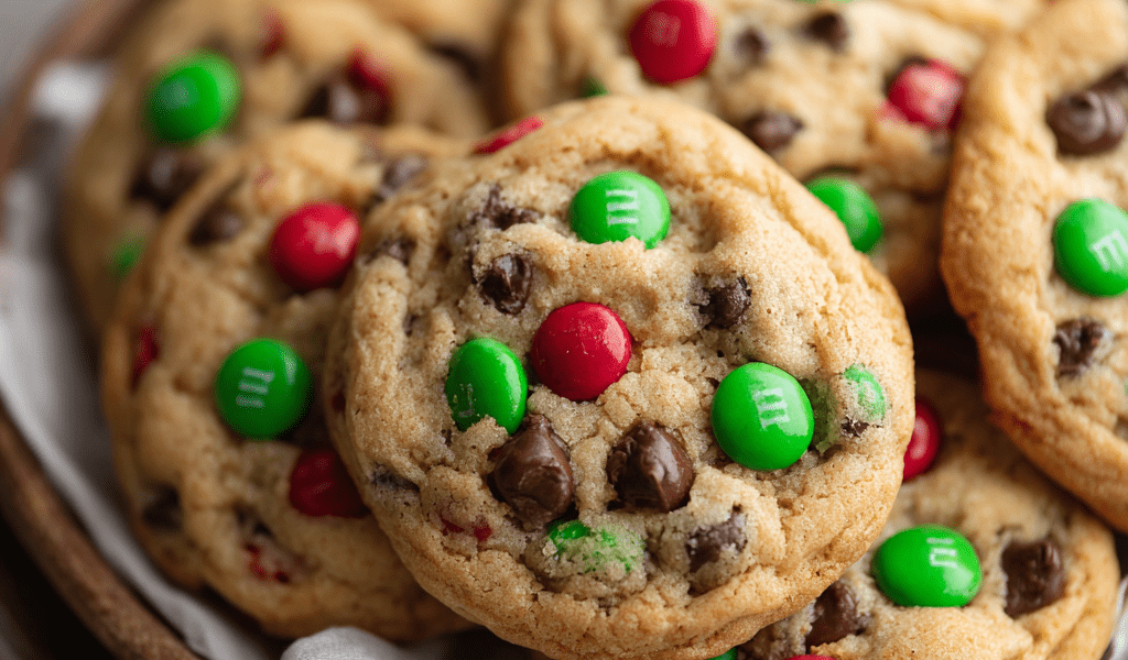 M&M Christmas Cookies