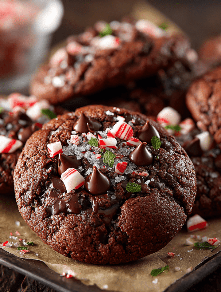 Ultimate Chocolate Peppermint Cookies