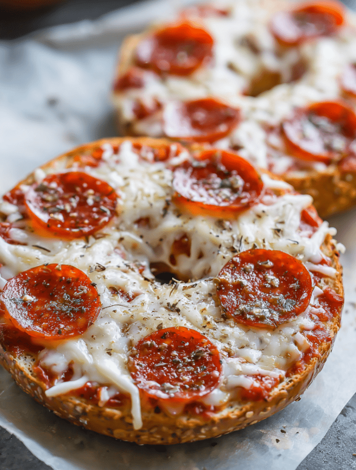 High-Protein Pizza Bagels