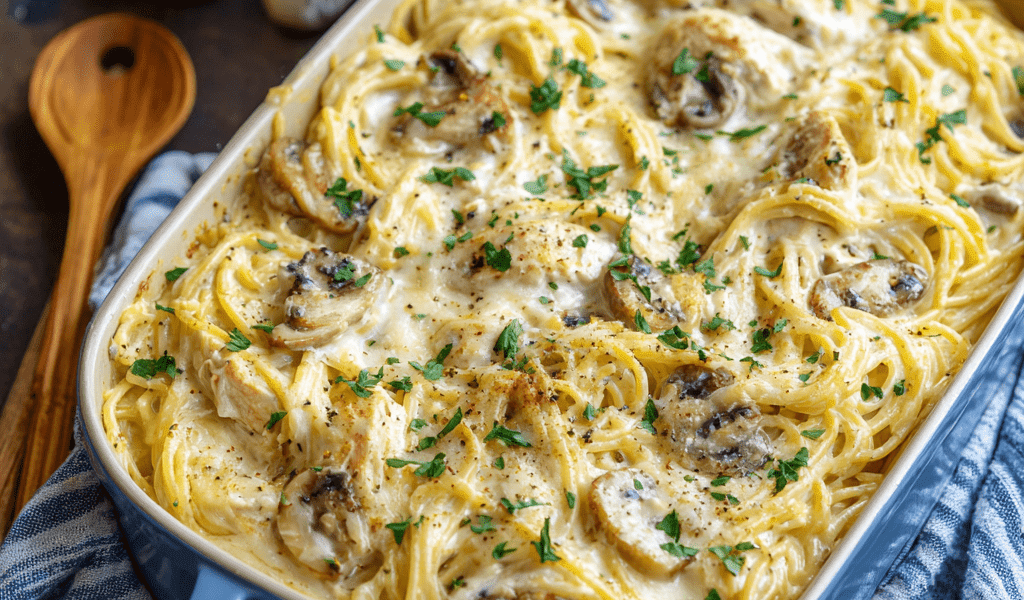 Creamy Chicken Tetrazzini