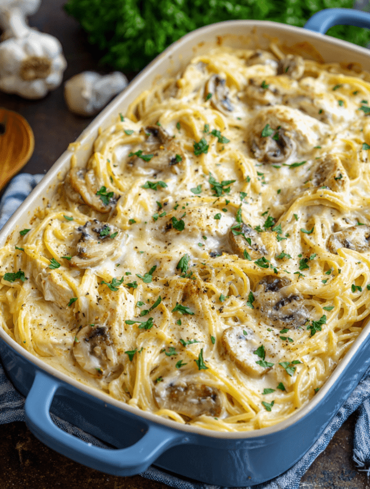 Creamy Chicken Tetrazzini