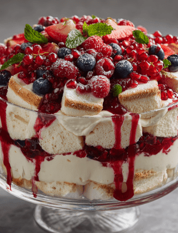 Festive Pavlova Berry Trifle