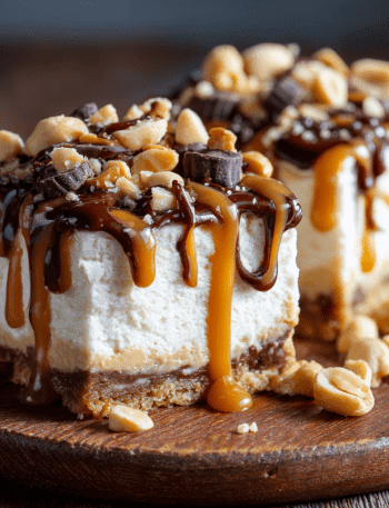 Peanut Butter Snickers Dessert