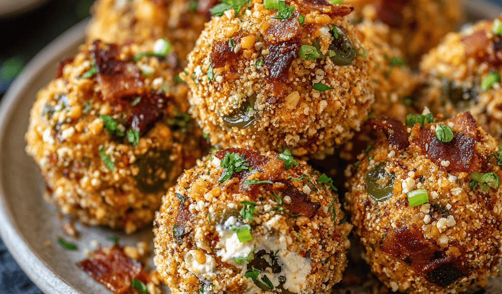 Bacon Jalapeño Cream Cheese Balls