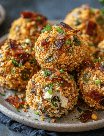 Bacon Jalapeño Cream Cheese Balls