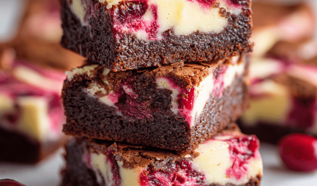 Cherry Cheesecake Brownies