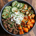 High-Protein Beef & Sweet Potato Bowl