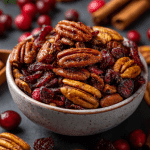Spicy Pecans with Cranberries