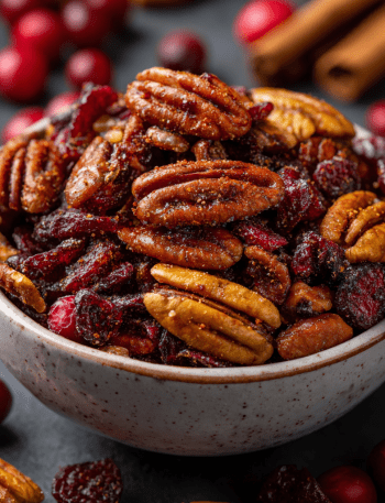 Spicy Pecans with Cranberries