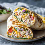 Healthy 10-Minute Tuna Melt Wrap
