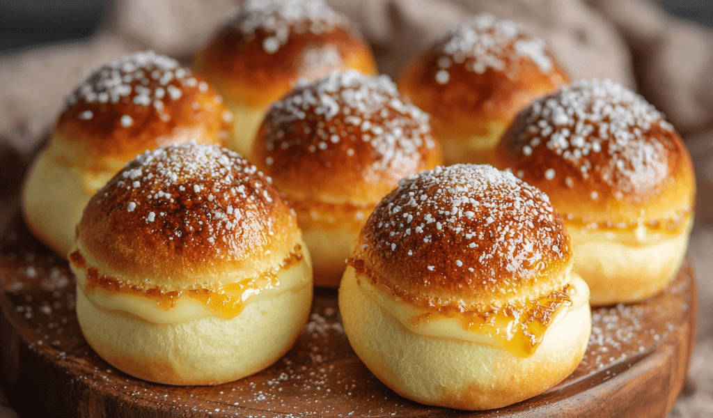 Custard Brioche Buns