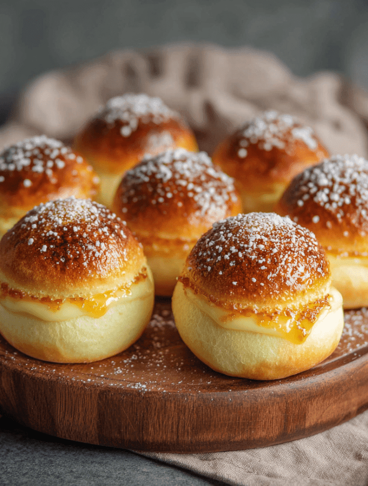 Custard Brioche Buns