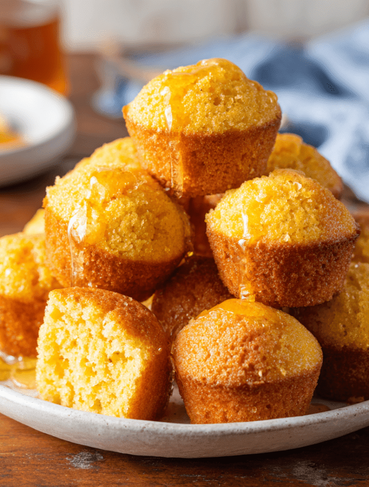 Honey Butter Cornbread Poppers