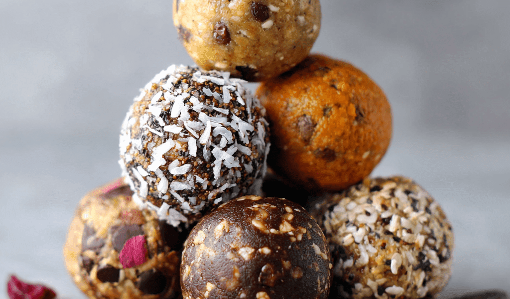 Six Healthy Energy Balls