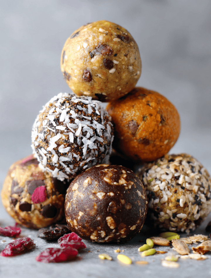 Six Healthy Energy Balls