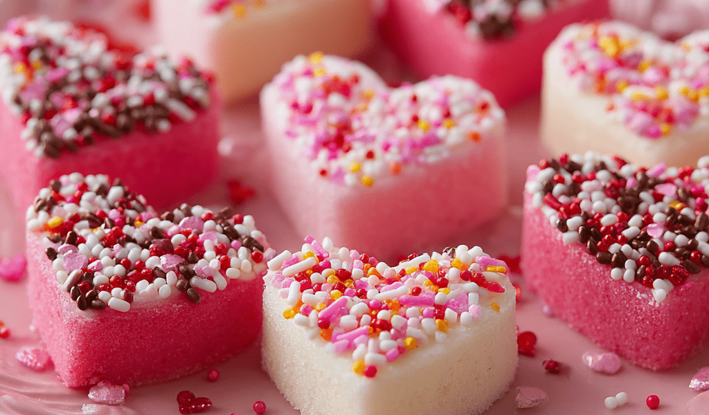 Mini Heart Cake Bites
