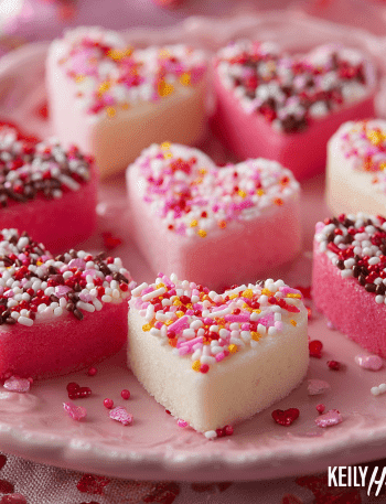 Mini Heart Cake Bites