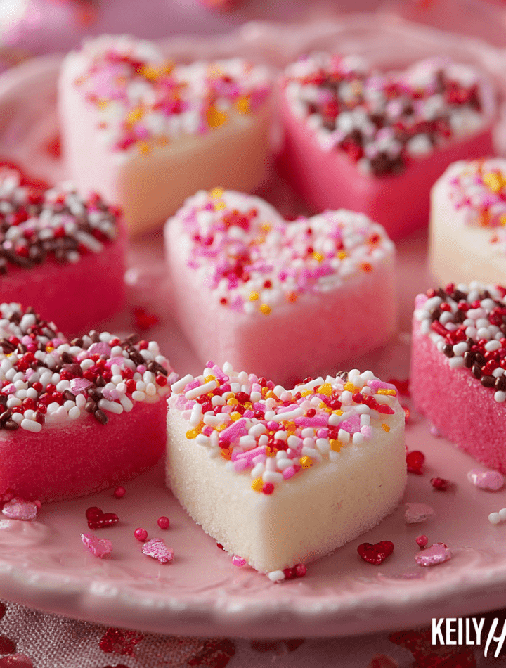 Mini Heart Cake Bites