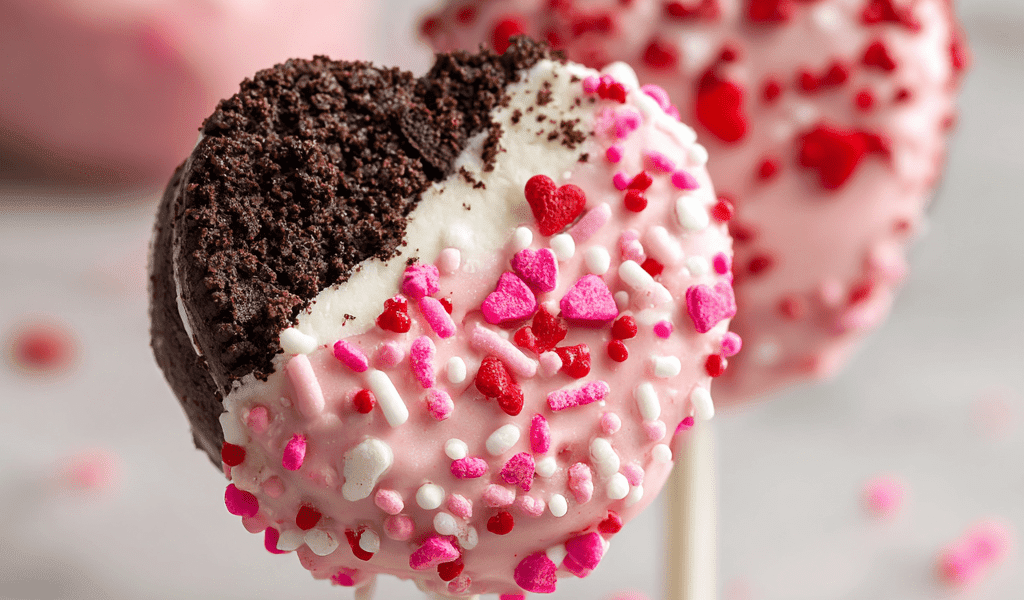 Valentine’s Day Oreo Pops