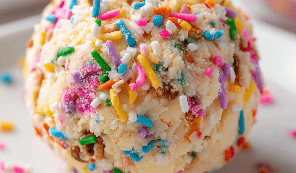 Confetti Cookie Dough Ball
