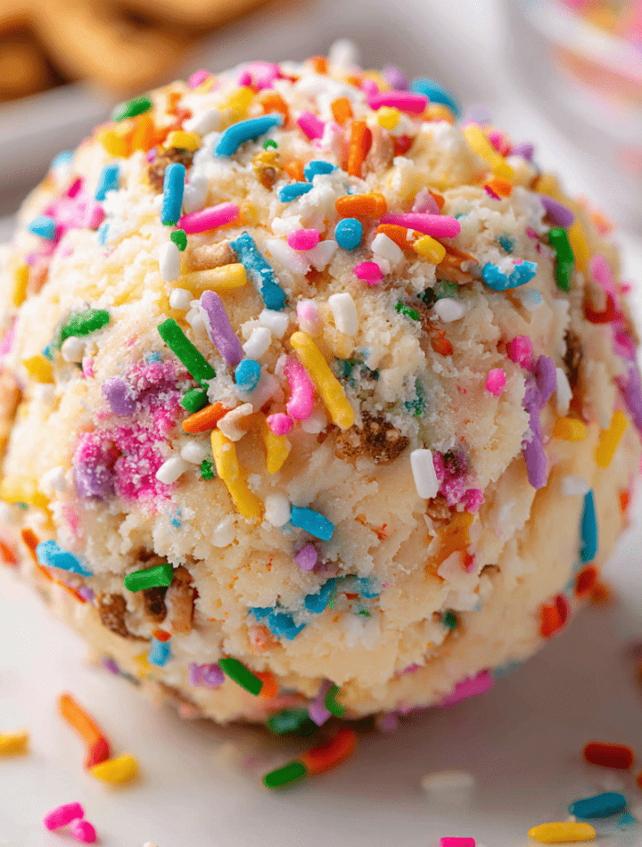 Confetti Cookie Dough Ball