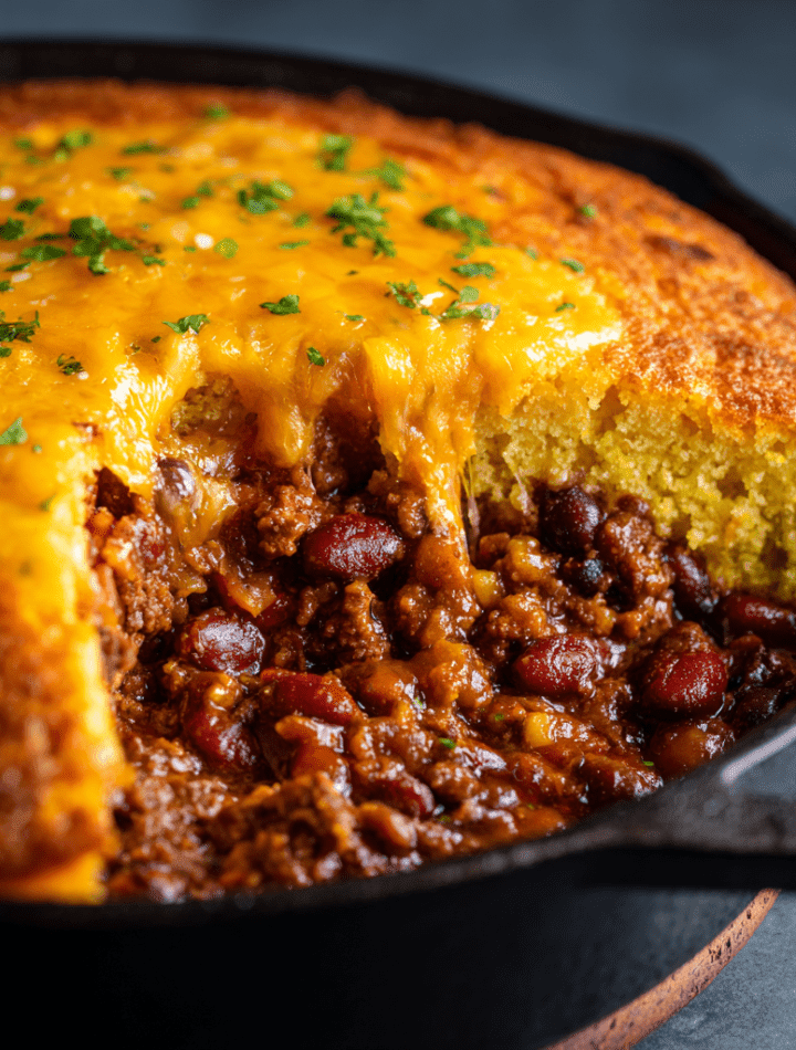Chili Cornbread Casserole