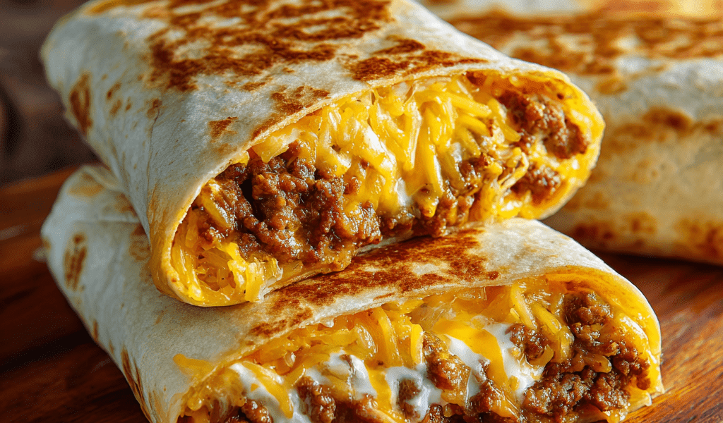 Easy Grilled Cheese Burrito