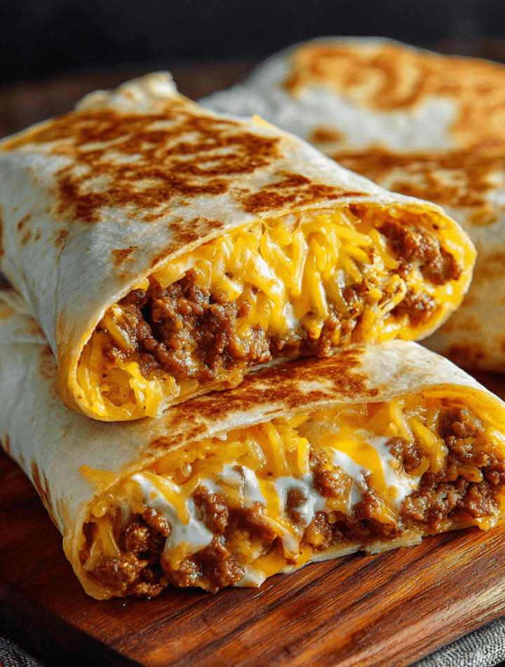 Easy Grilled Cheese Burrito
