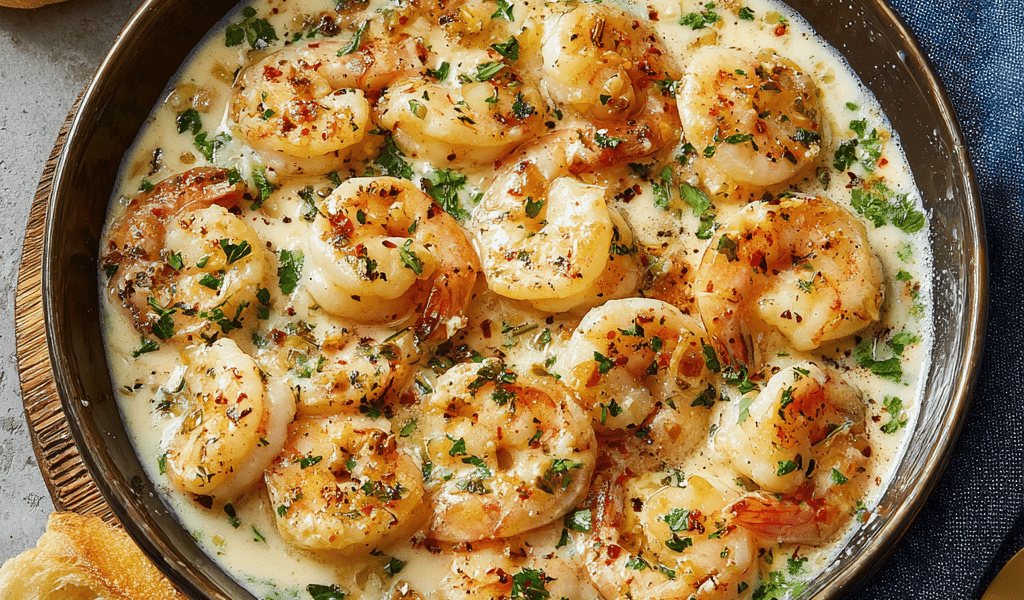 Creamy Garlic Shrimp