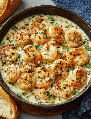Creamy Garlic Shrimp