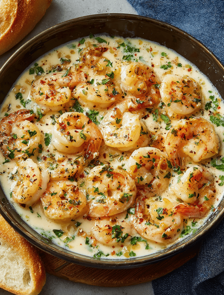 Creamy Garlic Shrimp