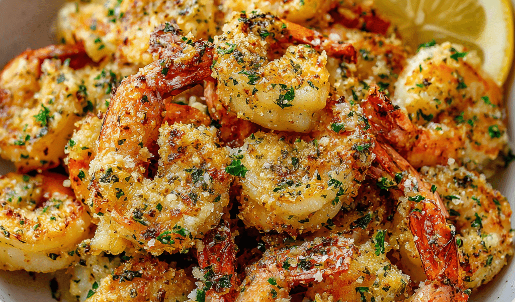 Garlic Parmesan Roasted Shrimp