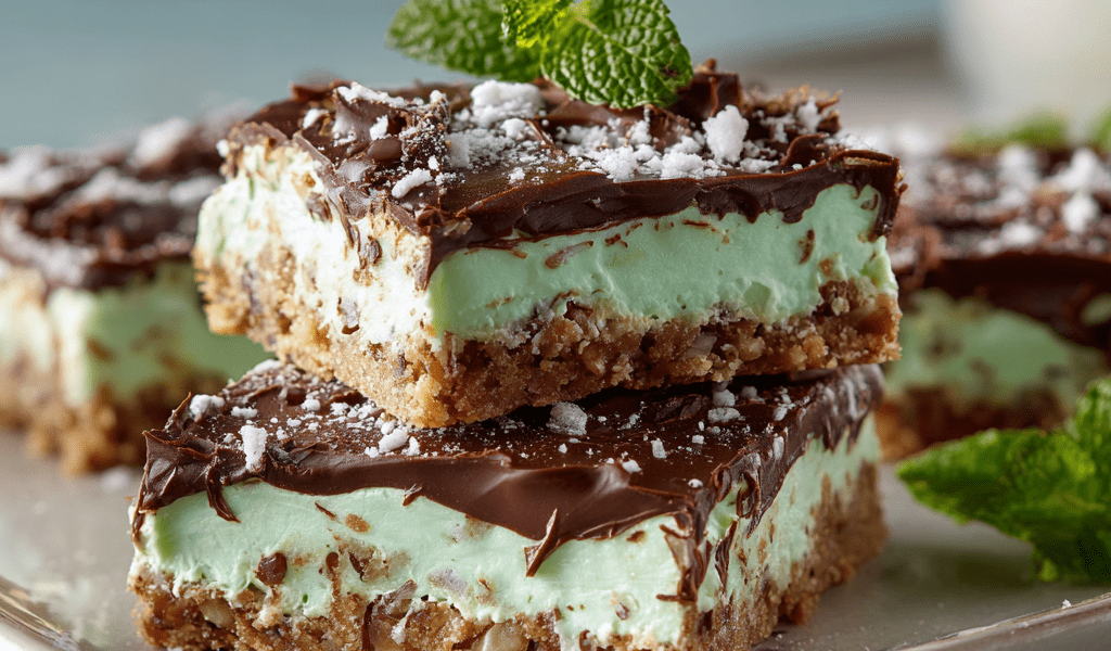 No-Bake Mint Squares
