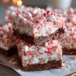 Peppermint Marshmallow Squares