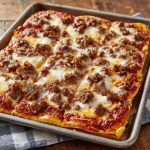 Old-School Cafeteria Pizza