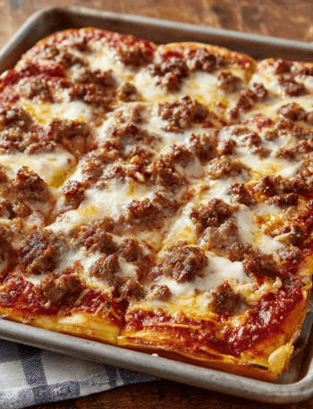 Old-School Cafeteria Pizza