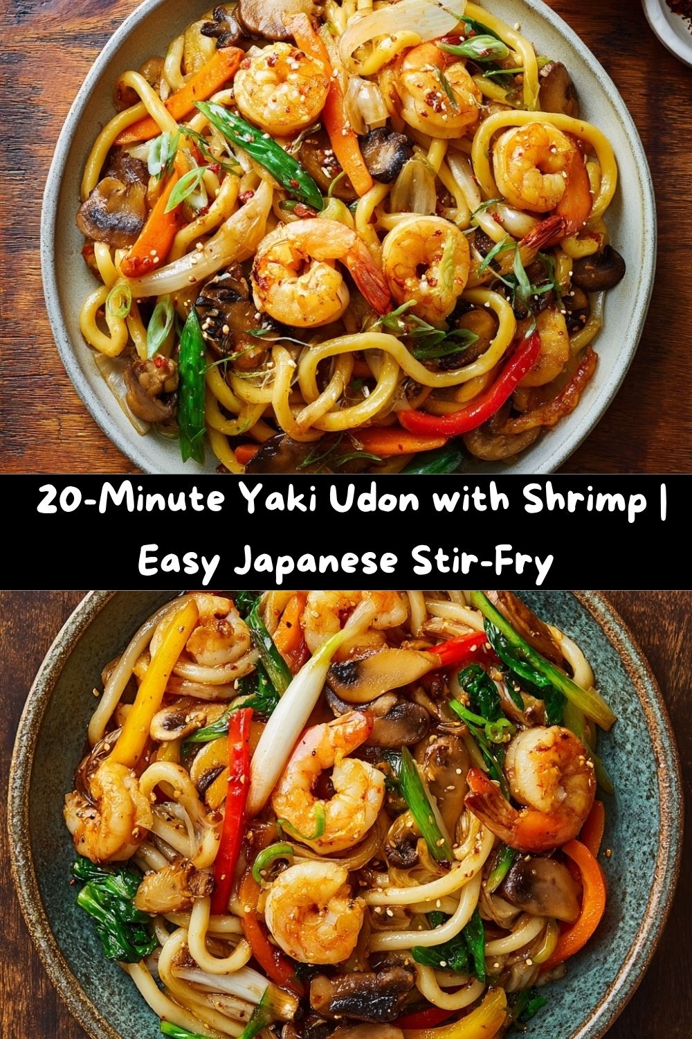 Yaki Udon with Shrimp