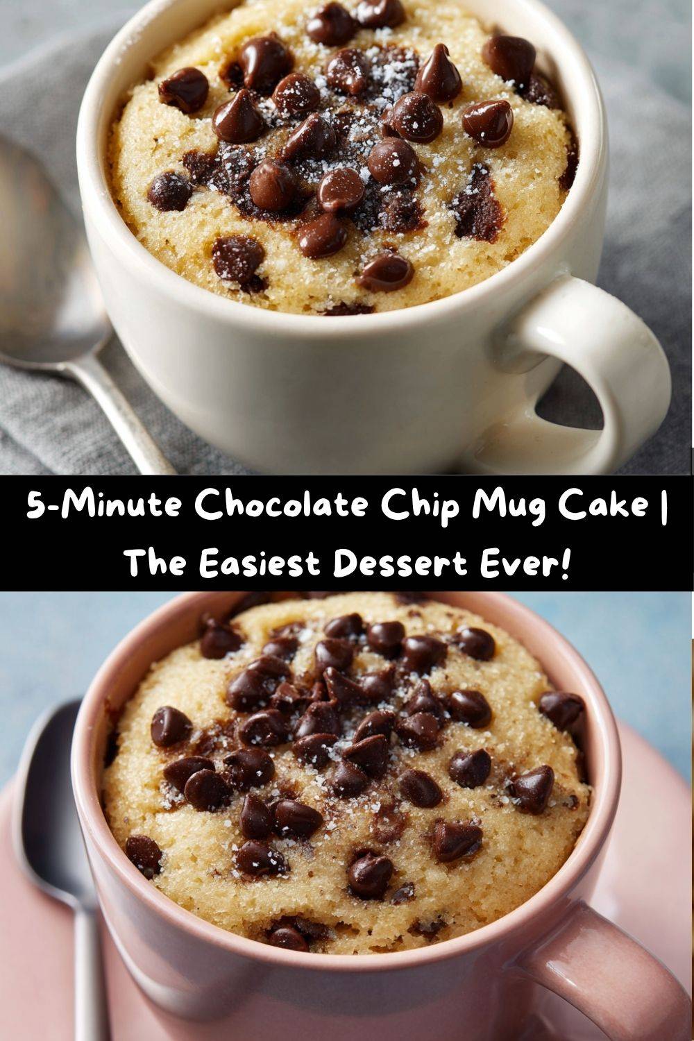 Chocolate Chip Mug Cake