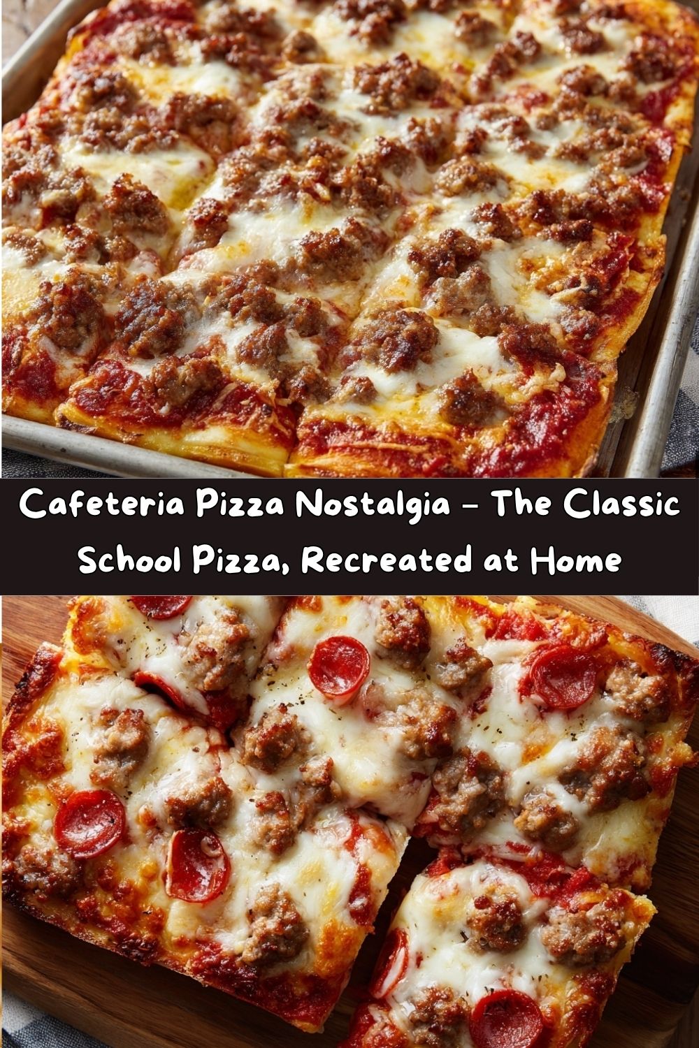 Old-School Cafeteria Pizza