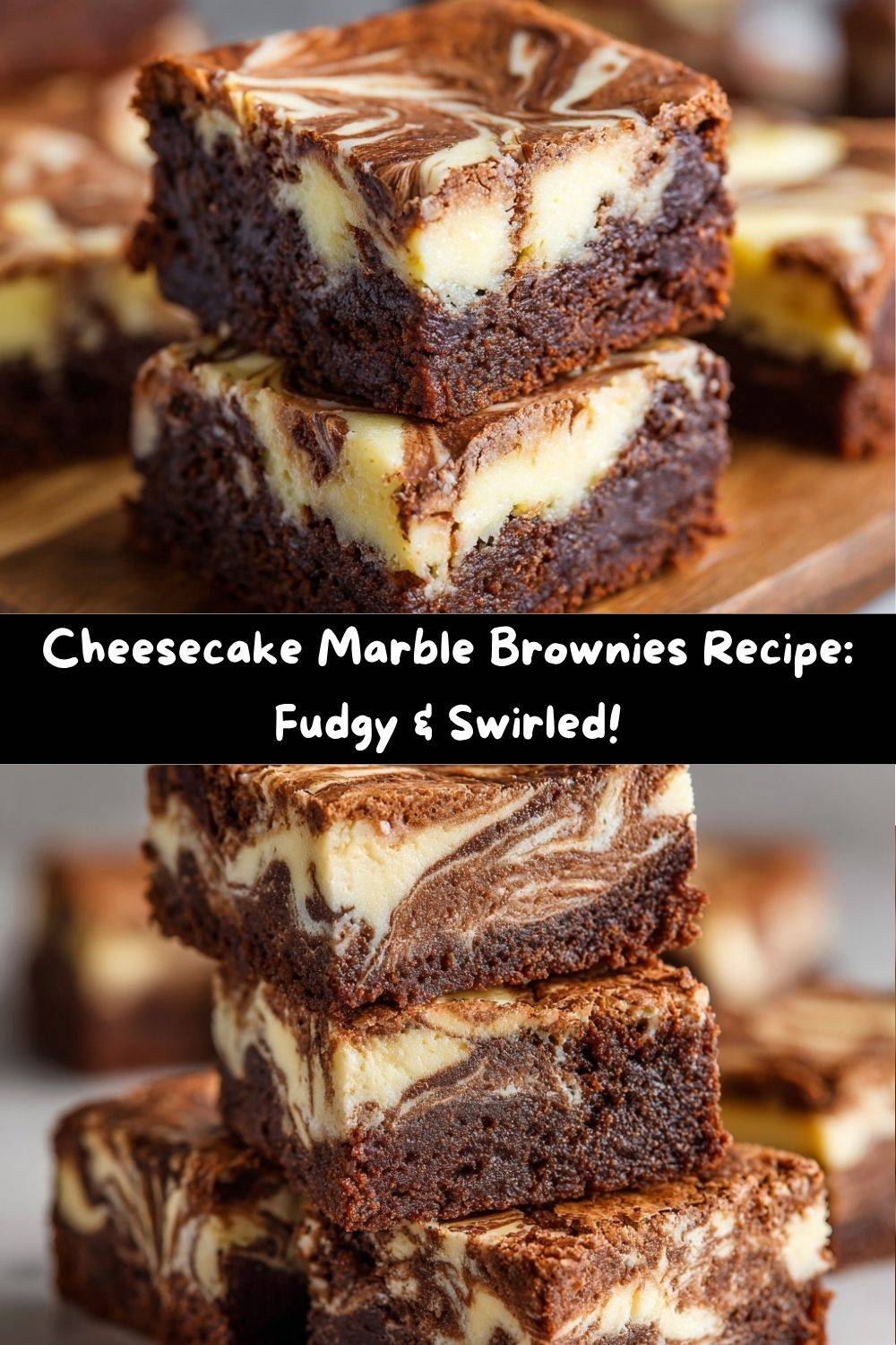 Cheesecake Marble Brownies
