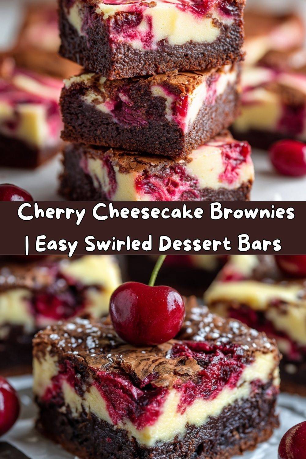 Cherry Cheesecake Brownies