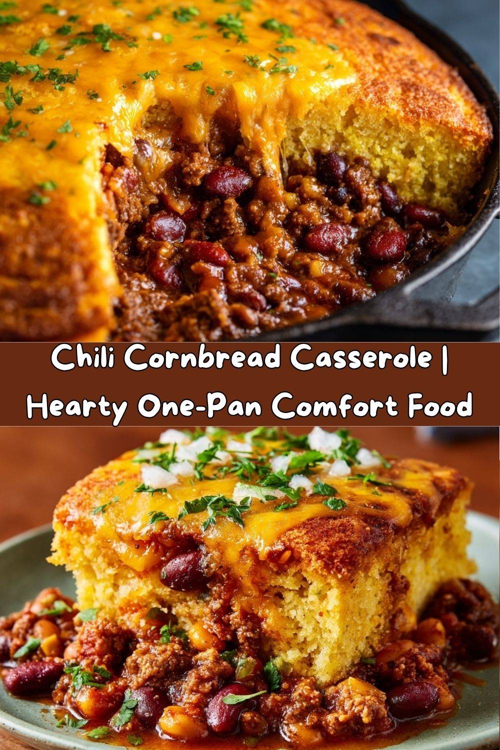 Chili Cornbread Casserole