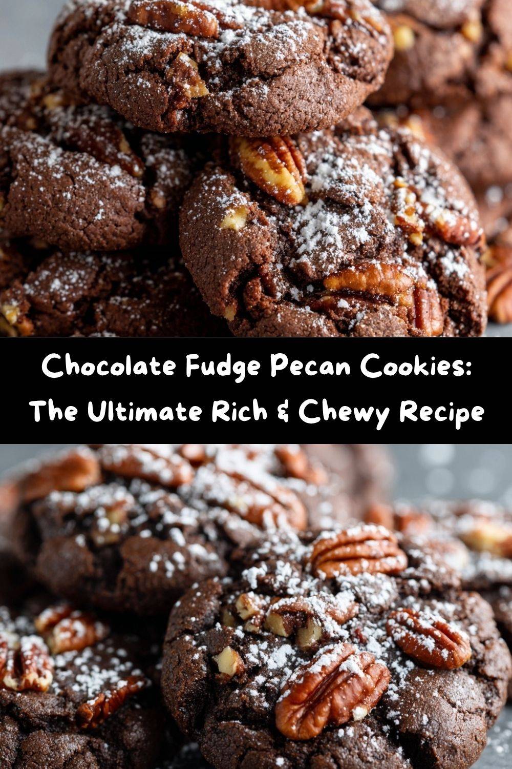Chocolate Fudge Pecan Cookies