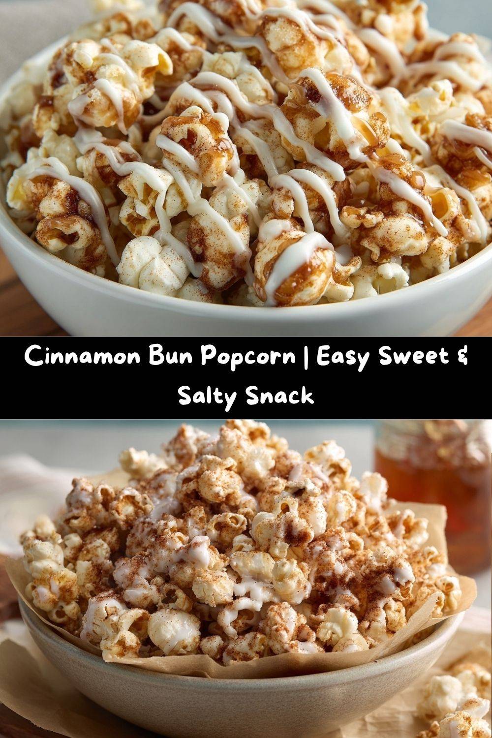 Cinnamon Bun Popcorn